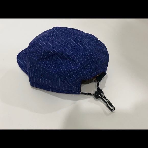 Supreme SS2018 Ripstop Camp Cap Blue Contrast Box - Picture 4 of 8